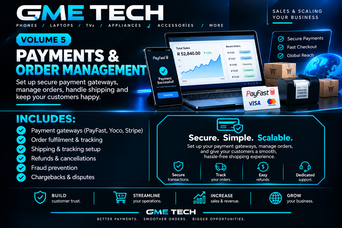 VOLUME 5 — PAYMENTS & ORDER MANAGEMENT